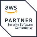 AWS Partner badge for Security Software Competency