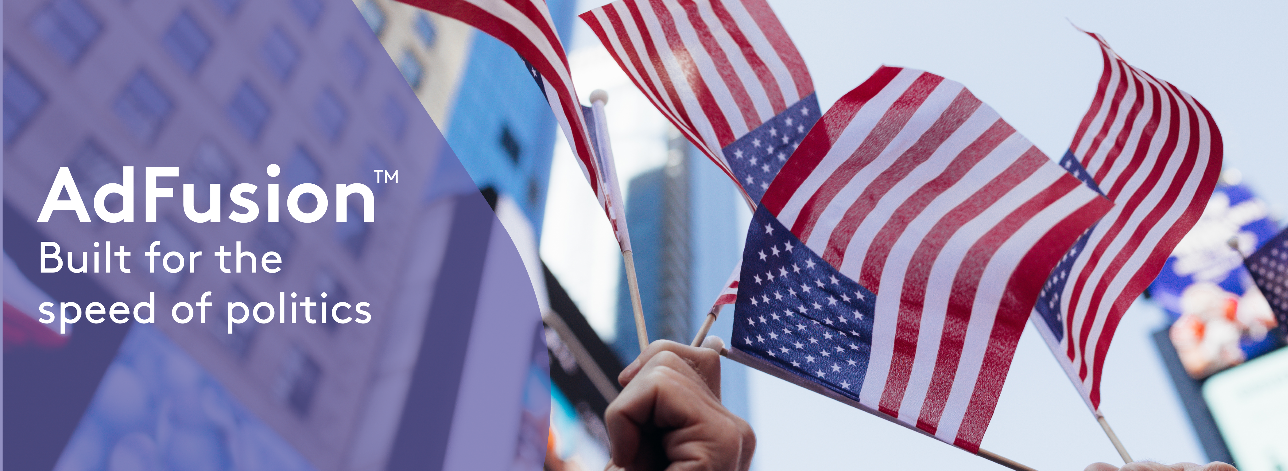 american flags in air