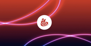 ibc logo on red and purple background